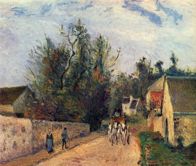 ステージコーチからエネルギーへ 作： Camille Jacob Pissarro